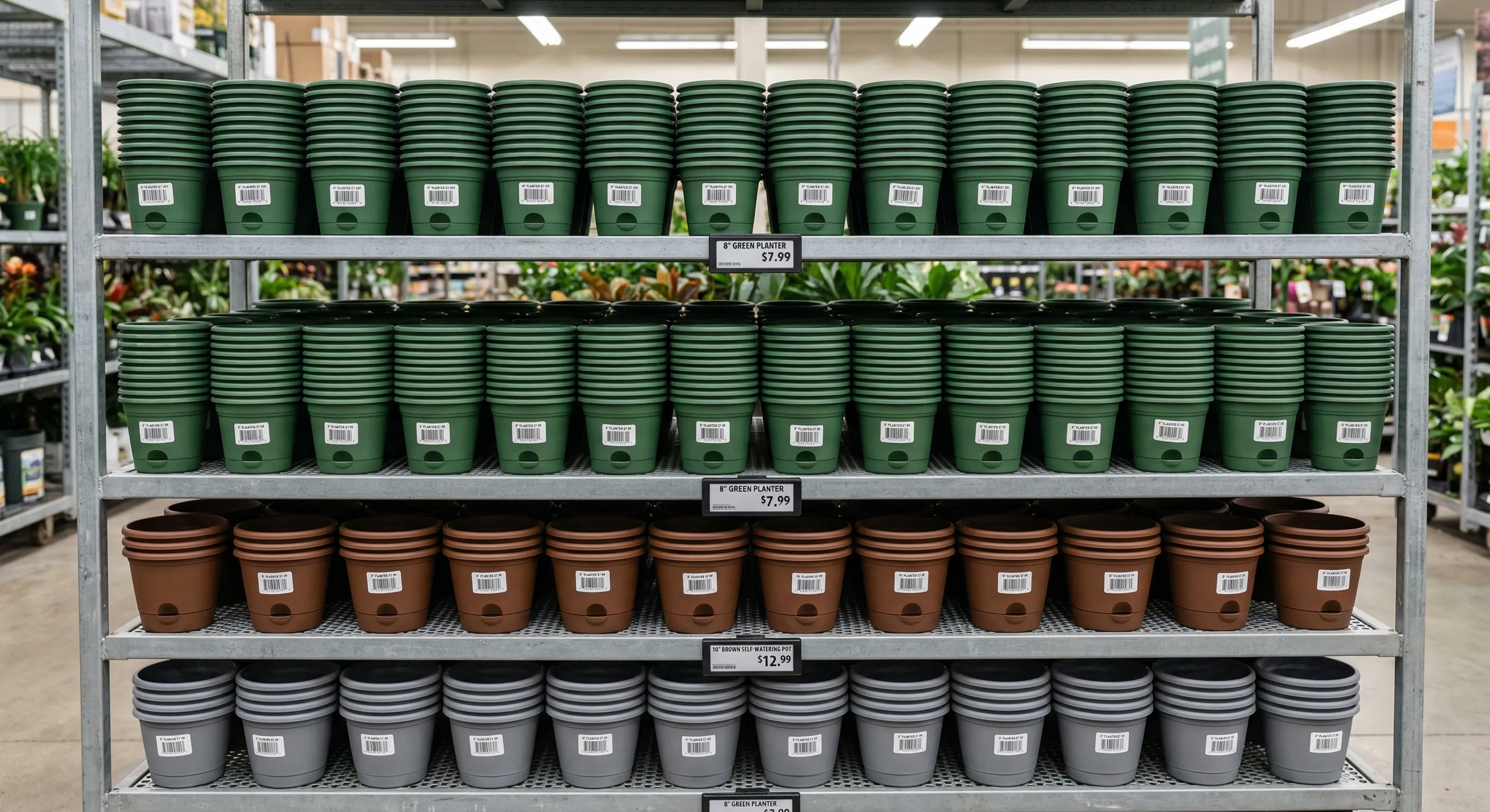 Garden center product display