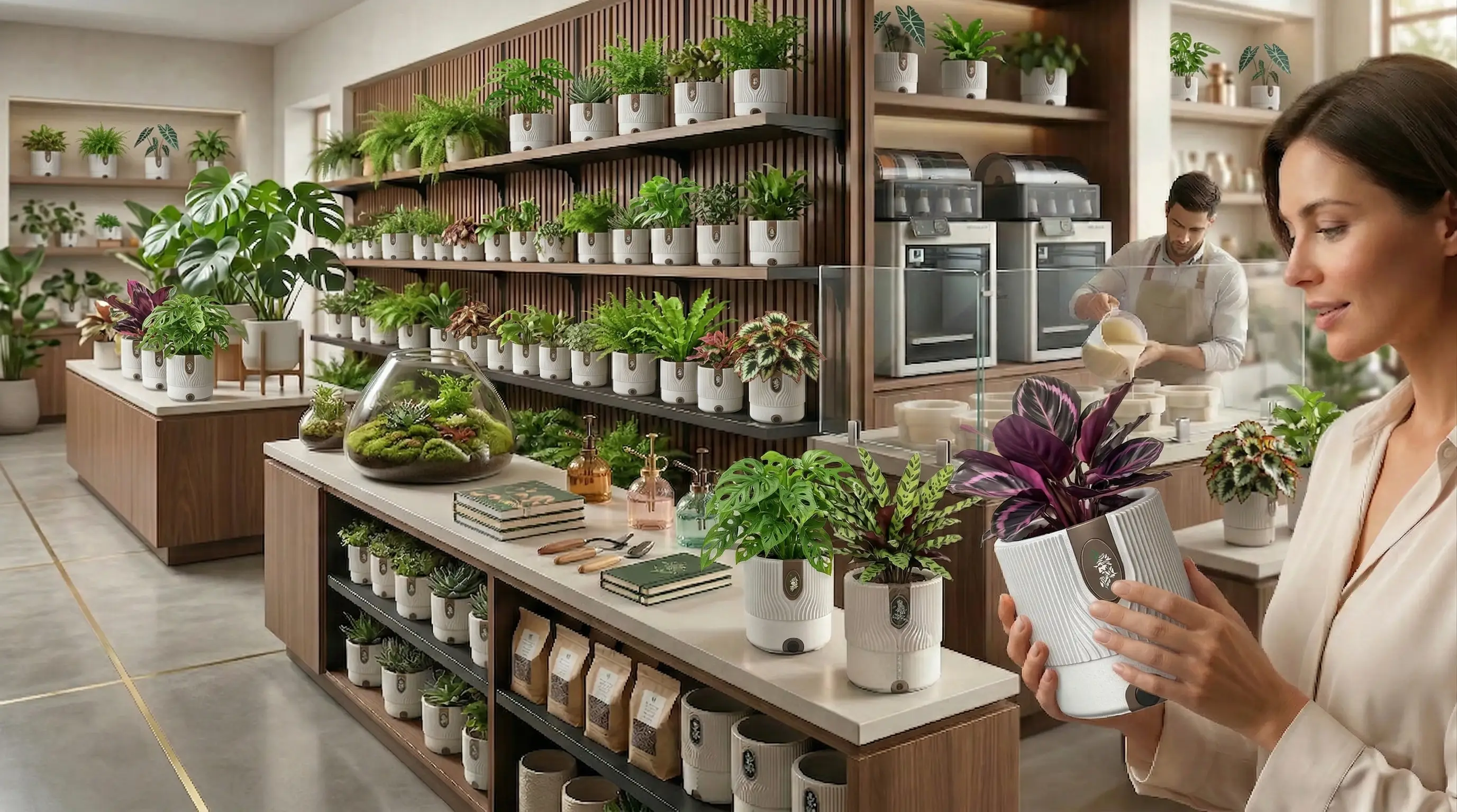 Exclusive garden center territory concept