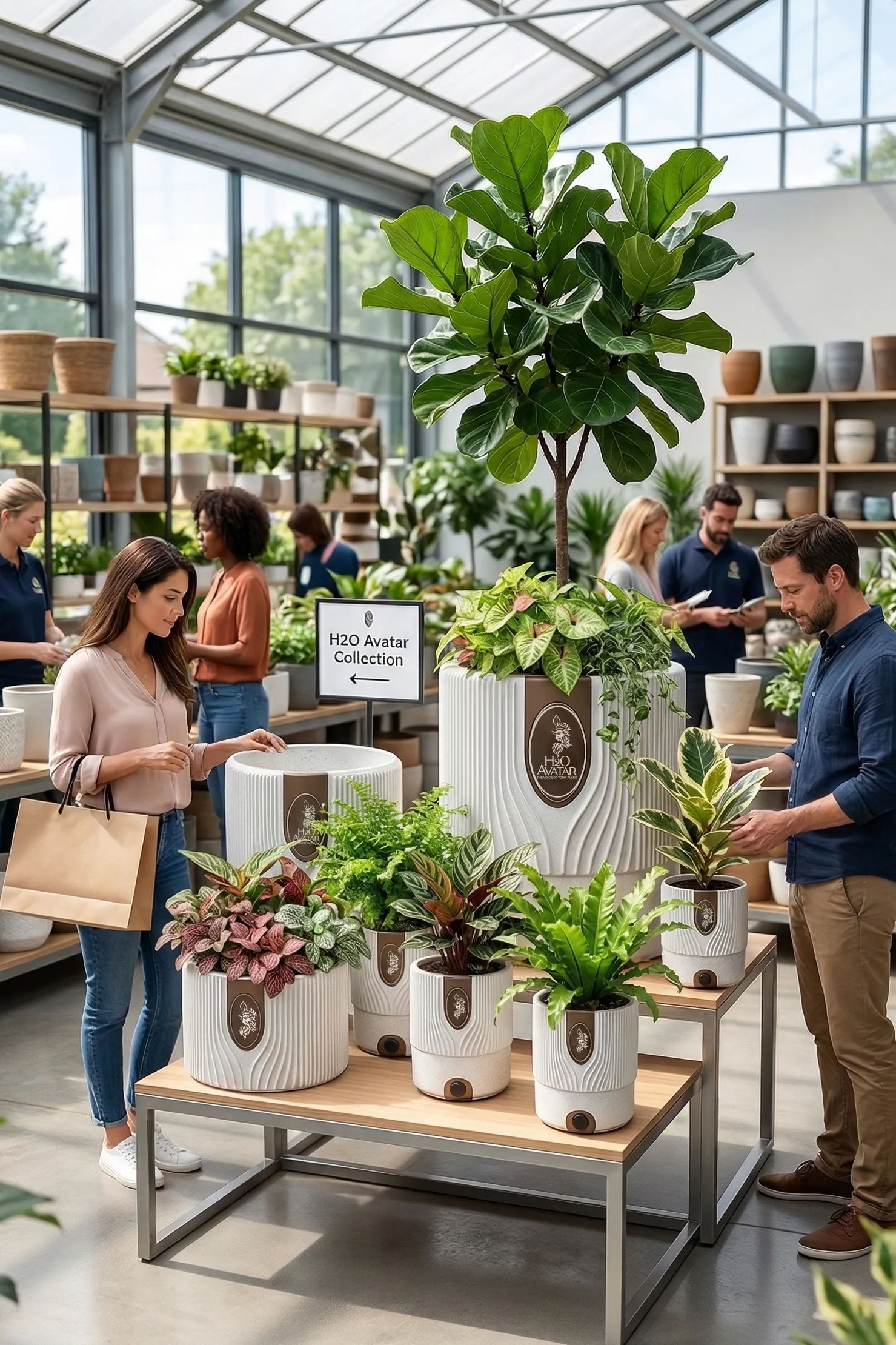 Simple garden center production workflow